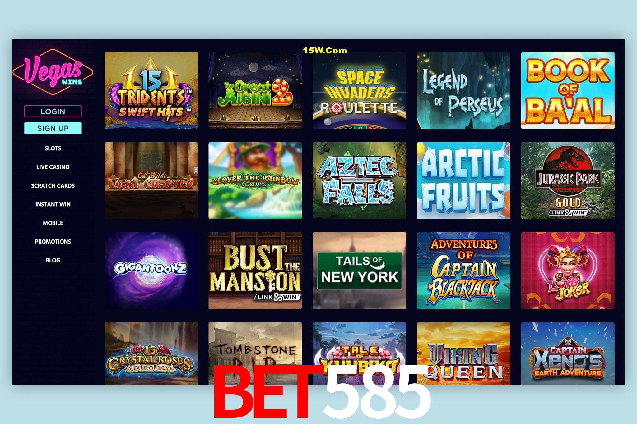 Bonus Features Bet585